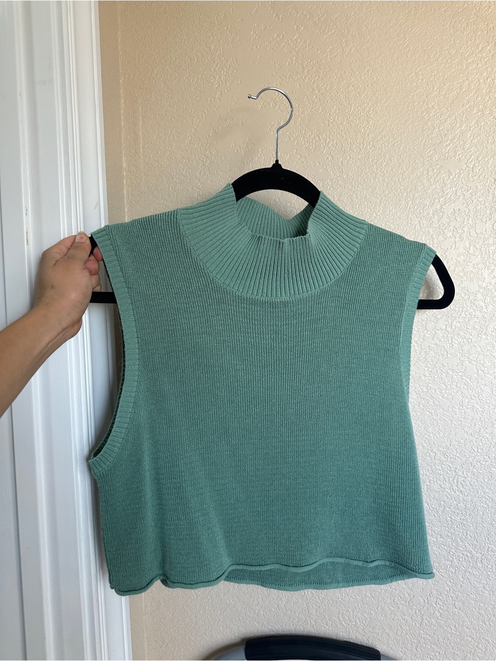 By Together Green Cropped Tank Top